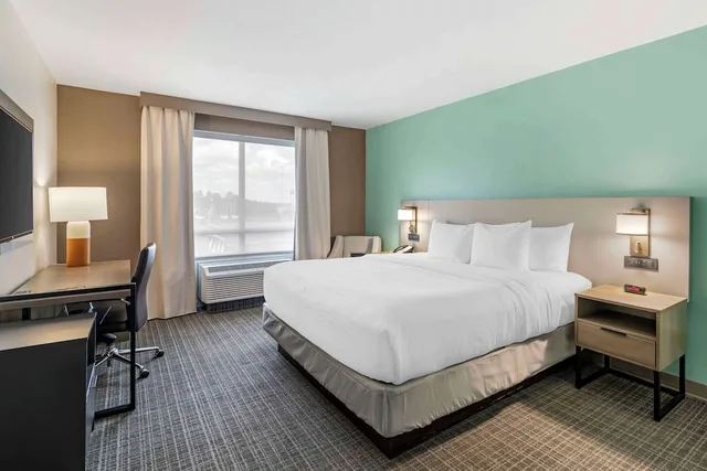 جناح بسرير كينج مع أريكة لذوي الإعاقة، Comfort Suites Valdosta Mall Area 2/4