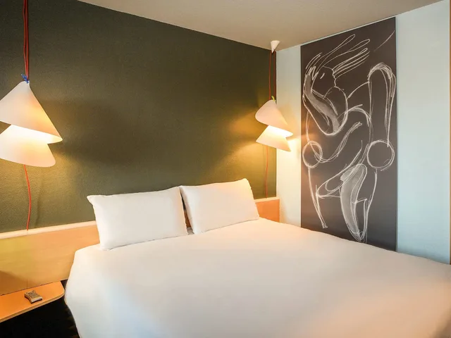 غرفة قياسية بسرير مزدوج، Ibis Hotel Saint Lo 10/10