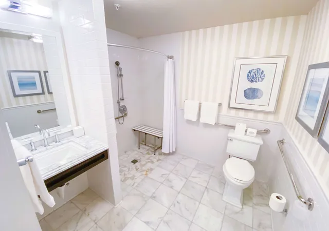 1 Bedroom, Pacific, Suite, King Bed, Accessible، L'auberge Del Mar 3/3