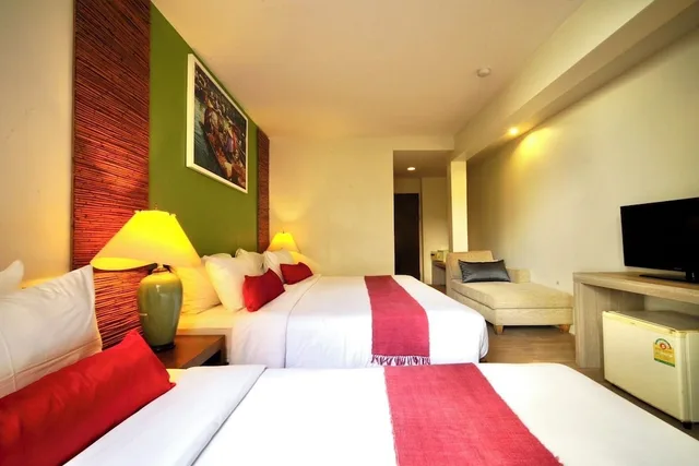 غرفة جونيور عائلية بسرير كينج وسرير فردي، Villa Cha Cha Banglumphu 3/8