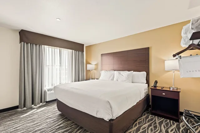 جناح بسرير كينج بإطلالة على البحيرة مع أريكة، Cobblestone Hotel & Suites - Two Rivers 1/4