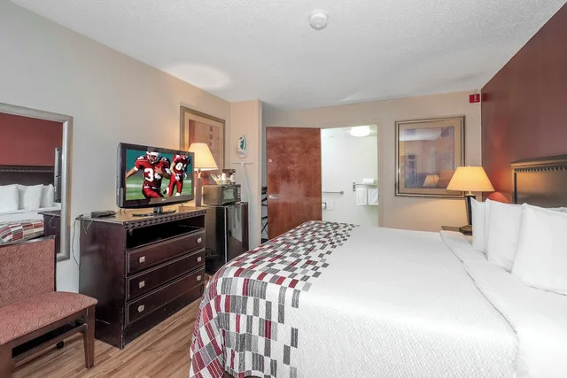 غرفة ديلوكس بسرير مزدوج للمدخنين لذوي الإعاقة، Red Roof Inn Suites Oxford 3/7