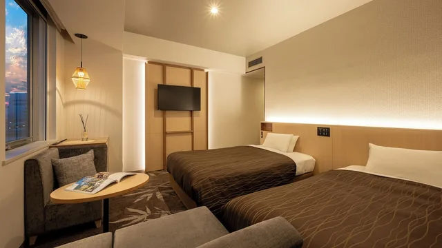 Renovated, Superior, Twin Beds، Sendai Washington Hotel 2/6