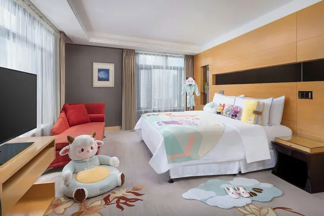 غرفة بسرير كينج بإطلالة على المدينة، The Westin Bund Center, Shanghai 4/12