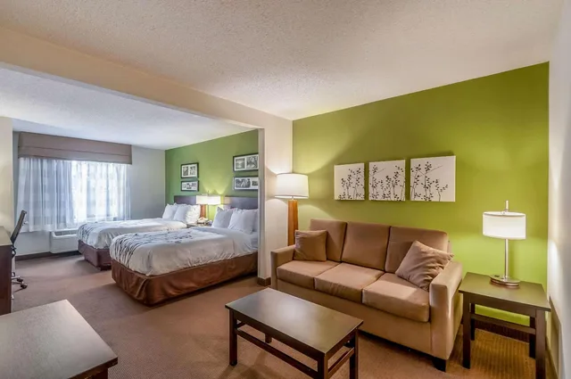 جناح بسريرين مزدوجين، Sleep Inn and Suites Harrisonburg Near University 3/5