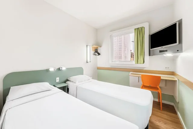 غرفة اقتصادية بإطلالة على المدينة مفردة بسريرين منفصلين، Slim Hotel Sao Paulo Frei Caneca 1/8