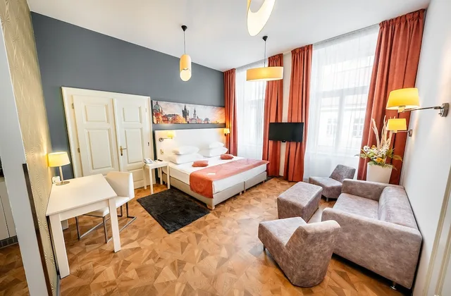 غرفة ديلوكس بسرير مزدوج أو سريرين منفصلين، Grandium Hotel Prague 10/10
