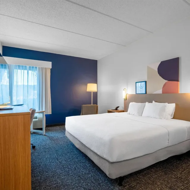 غرفة بسرير كينج بحوض استحمام لذوي الإعاقة، Spark by Hilton Atlanta Kennesaw Town Center 5/10
