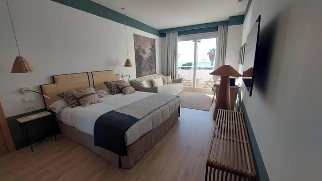غرفة رباعية بإطلالة على البحر بشرفة، Hotel Soho Boutique Las Vegas 3/8