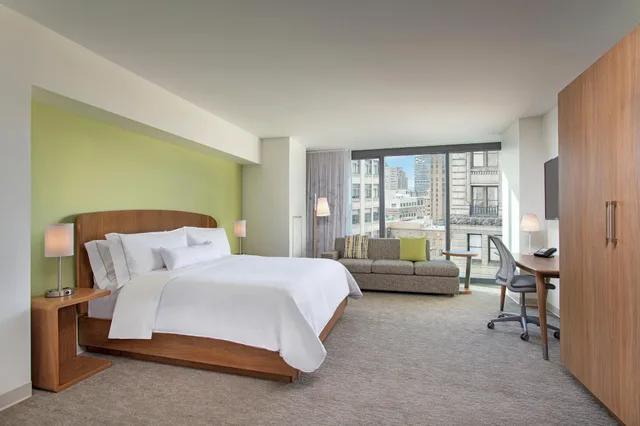 غرفة تنفيذية بسرير كينج بإطلالة على المدينة، Element Philadelphia Downtown 3/10