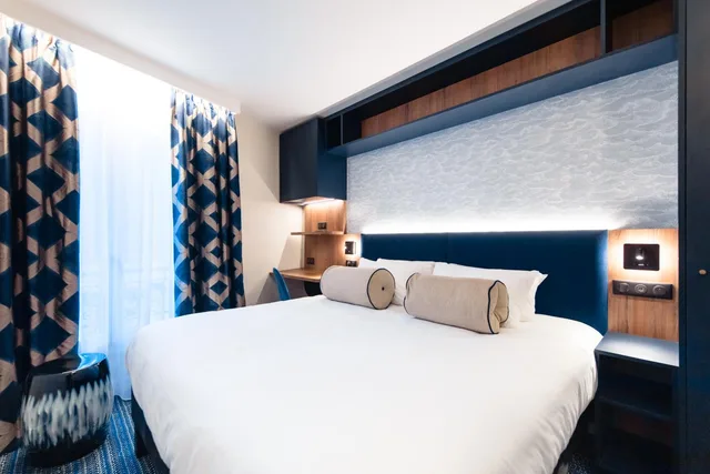 غرفة سوبيريور كبيرة بسرير كينج، Hotel Bleu de Grenelle 2/8