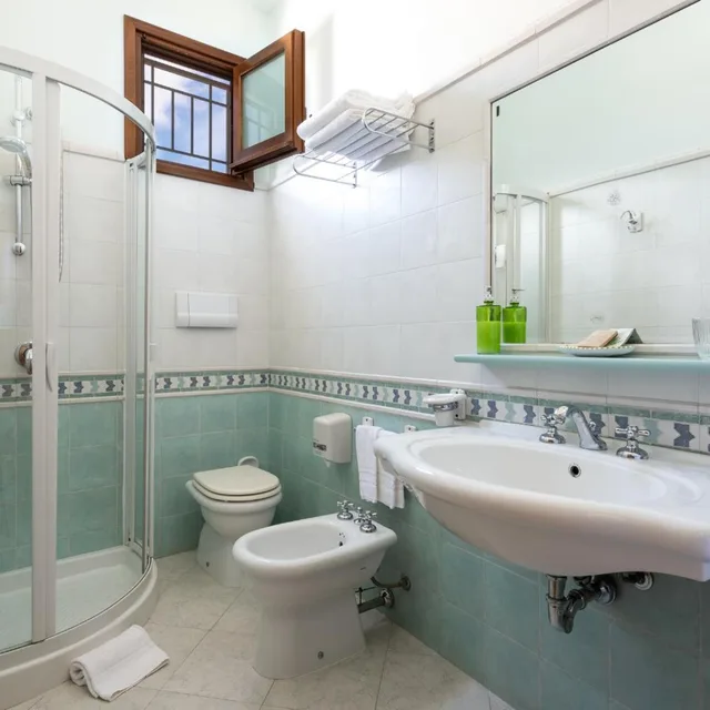 غرفة بسرير مزدوج أو سريرين منفصلين، Hotel Mediterraneo 5/5
