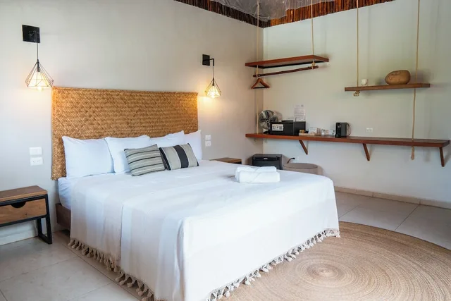 غرفة ديلوكس بسرير كينج بشرفة بجاكوزي، Agam Hotel Boutique Bacalar - Adults Only 2/7