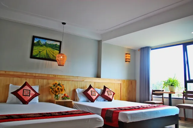 Deluxe, Triple, 1 Queen and 1 Single Bed, Balcony, Sapa Aroma Hotel 1/3