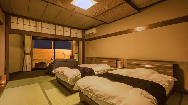 Japanese, Modern, Superior, Twin Beds, Murphy Bed, Outdoor Bath, Tatami، Ooedo Onsen Monogatari Premium Kaga Maruya 2/2