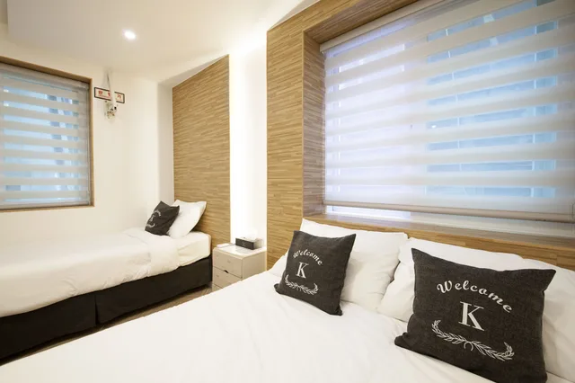 غرفة ثلاثية بسرير مزدوج وسرير فردي، K-Guesthouse Seomyeon 1 2/7