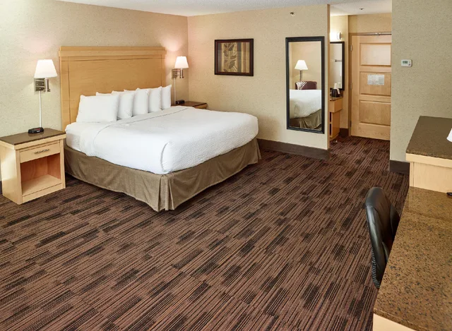 Garden Court, King Bed، LivINN Hotel Minneapolis North / Fridley 2/2