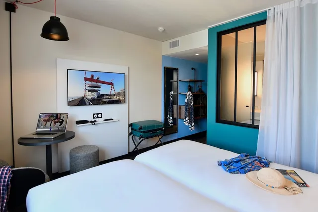 غرفة بسريرين منفصلين، Ibis Styles Saint Nazaire Centre Gare 2/5
