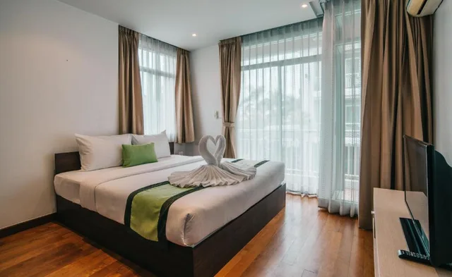 غرفة بسرير مزدوج بغرفة نوم واحدة، Icheck Inn Residence Patong 1/1