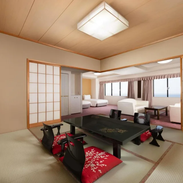 Junior Suite, Twin Beds, with Extra Bed, Ocean or Sea View، Grand Mercure Wakayama Minabe Resort & Spa 1/1