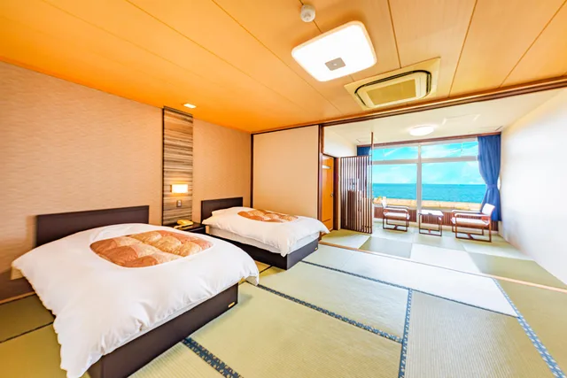 Japanese, Twin Beds, Bay View, Ocean View, Tatami, Umino hotel Hajime 2/2