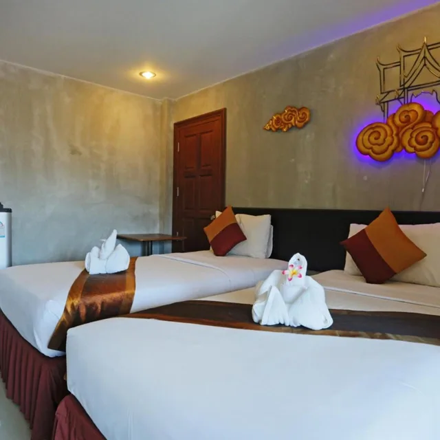 غرفة بريميوم بسريرين منفصلين، Baan Kamala Fantasea Hotel 9/10