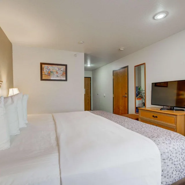 غرفة بسرير كينج يُسمح فيها بالحيوانات الأليفة لذوي الإعاقة، Econo Lodge Livingston Gateway To Yellowstone 2/5