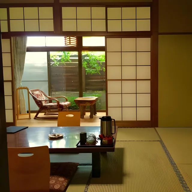 Style, Garden, Courtyard, Tatami، Kamesei Ryokan 1/1