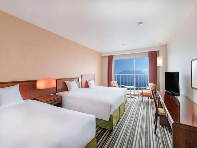 Semi Room, Superior, Triple, Single Bed, 2 Semi Double Beds, Smoking، Art Hotel Kagoshima 1/1