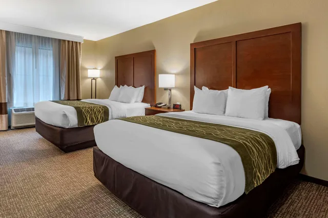غرفة رباعية بسريرين كوين، Comfort Inn & Suites Pittsburgh South 1/3