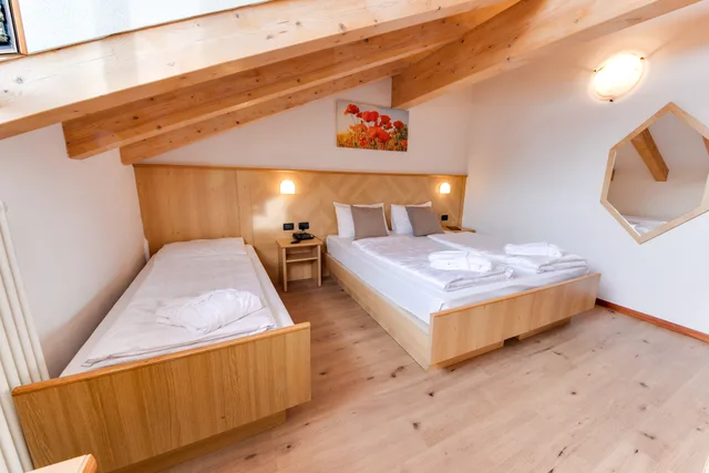 غرفة كلاسيكية عائلية، Hotel Bellamonte 3/8