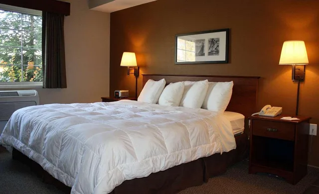 غرفة ديلوكس بسرير كينج بحوض استحمام لذوي الإعاقة، AmericInn by Wyndham Charlevoix 3/5
