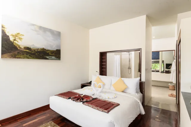 غرفة ديلوكس بسرير مزدوج أو سريرين منفصلين، Luang Prabang View Hotel 5/10