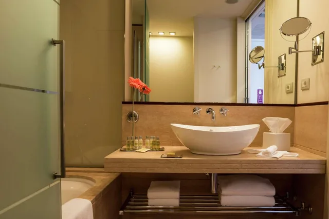 غرفة بسرير فردي بإطلالة على المدينة، DoubleTree by Hilton Florence Metropole 6/8