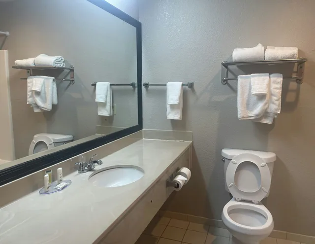 غرفة ديلوكس بسرير كينج بحوض جاكوزي، Red Roof Inn & Suites Hinesville 4/7