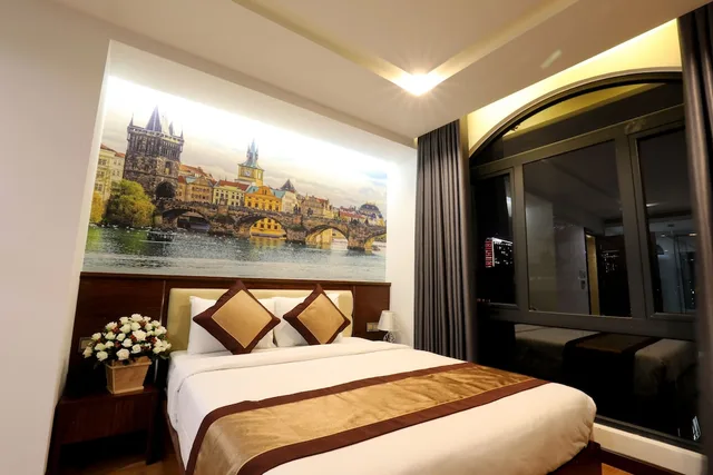 Deluxe, Queen Bed, City View, Prague Hotel 1/2