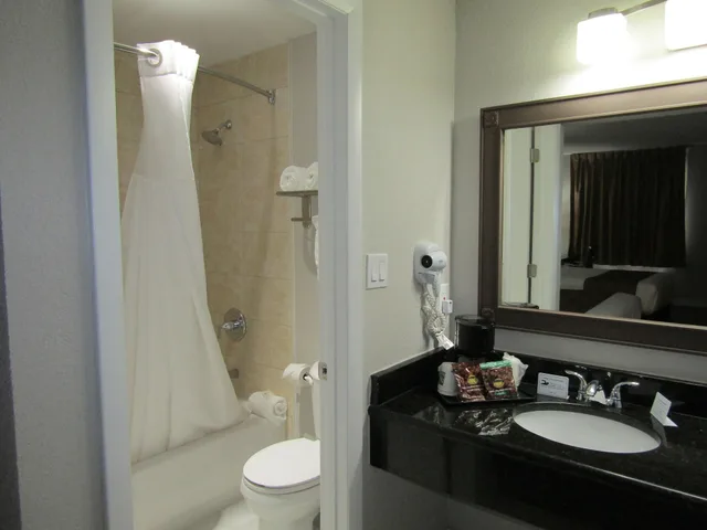 غرفة بسرير مزدوج بإطلالة على البحيرة، Quality Inn & Suites Kissimmee near Main Gate 6/9