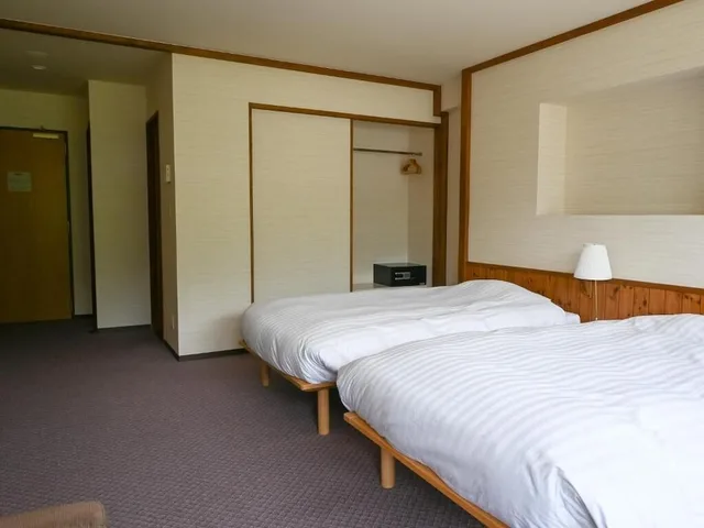 غرفة ديلوكس بسريرين منفصلين بإطلالة على الجبل، Hotel Goryukan 2/5