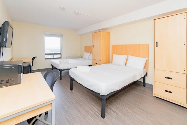 غرفة اقتصادية بسريرين مزدوجين، Rideau Residence University of Ottawa 1/4