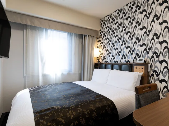 غرفة بسرير مزدوج، APA Hotel Namba Kita Shinsaibashi Ekimae 2/3