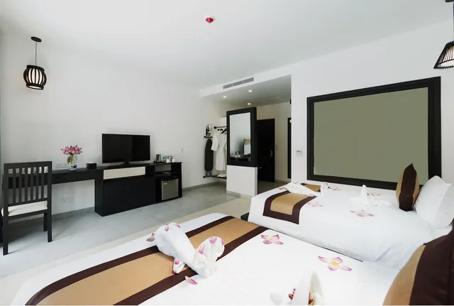 غرفة ديلوكس بسريرين مزدوجين، Aroma Angkor Boutique Hotel 5/9