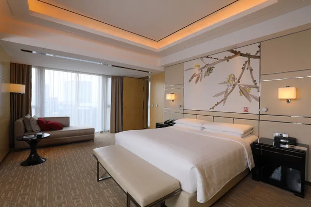 جناح كلوب بسرير كينج بإطلالة على المتنزه، Shanghai Marriott Hotel Parkview 2/7
