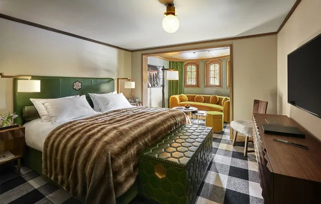 جناح جونيور بسرير كينج، L Apogee Courchevel - an Oetker Collection Hotel 2/6