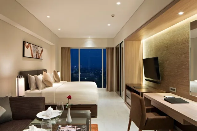 استوديو ديلوكس بسريرين منفصلين، Oakwood Hotel And Residence Surabaya 2/5