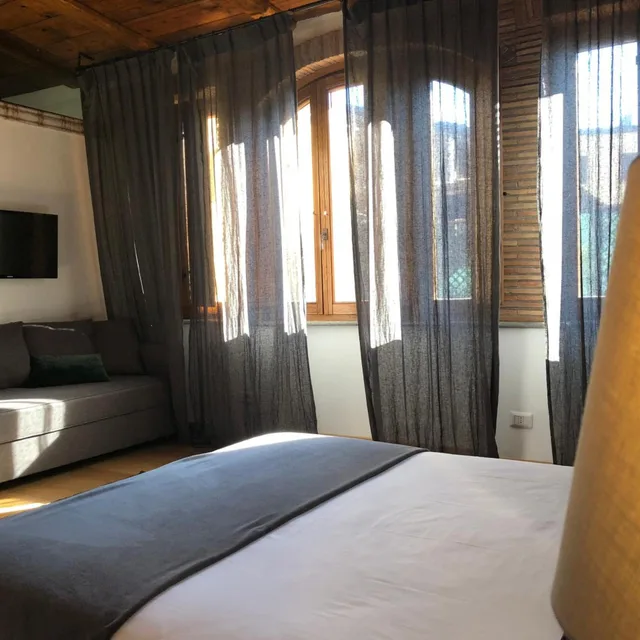 شقة بشرفة بغرفتي نوم في الملحق، Giuturna Boutique Hotel 3/10