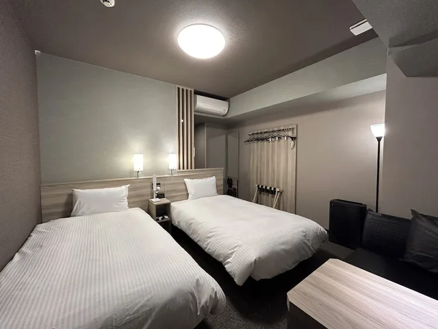 غرفة كومفورت بسريرين منفصلين، Hotel Route Inn Owari Seto Ekimae 1/2