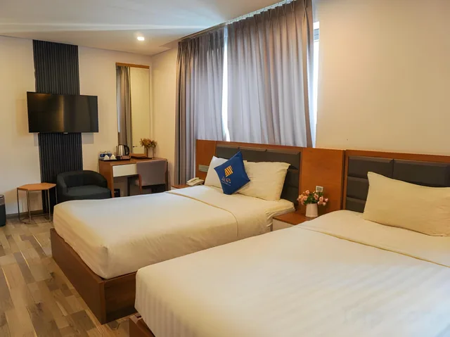 غرفة، Jolia Hotel And Apartment - My Khe Beach 1/1