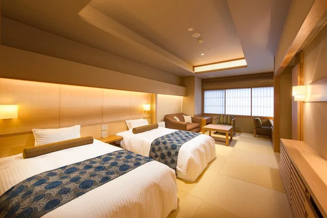 غرفة قياسية بسريرين منفصلين، Hotel Meizanso 1/1