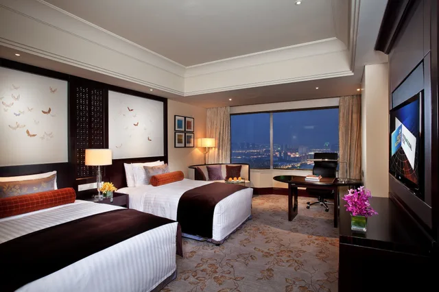 غرفة كلاسيكية بسريرين بإطلالة على المدينة، INTERCONTINENTAL WUXI 5/10