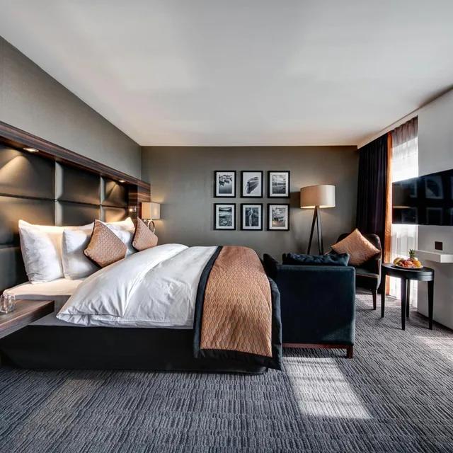 غرفة سوبيريور بسرير مزدوج بإطلالة على البحيرة، Hotel Beaulac 6/9